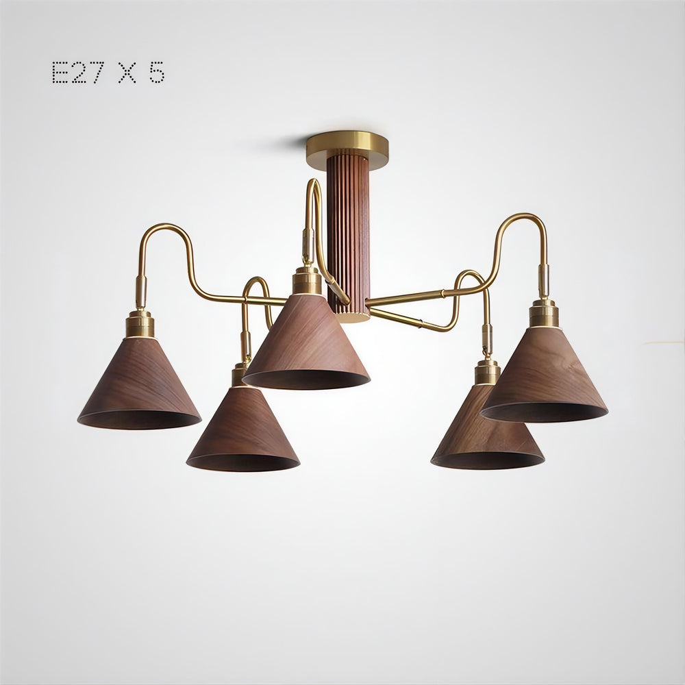 DOMENIC Ceiling Chandelier by Lampadom - angle view