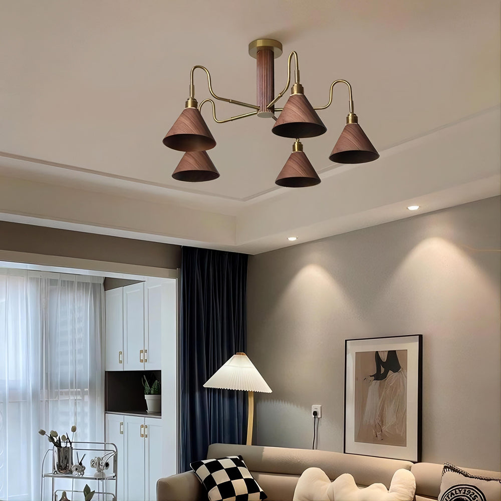 DOMENIC Ceiling Chandelier by Lampadom - side view
