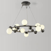 DONALD Ring Chandelier by Lampadom - side view