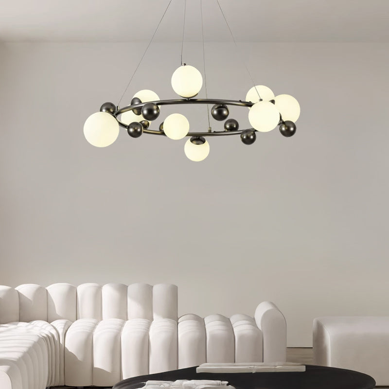 DONALD Ring Chandelier by Lampadom - ambient shot