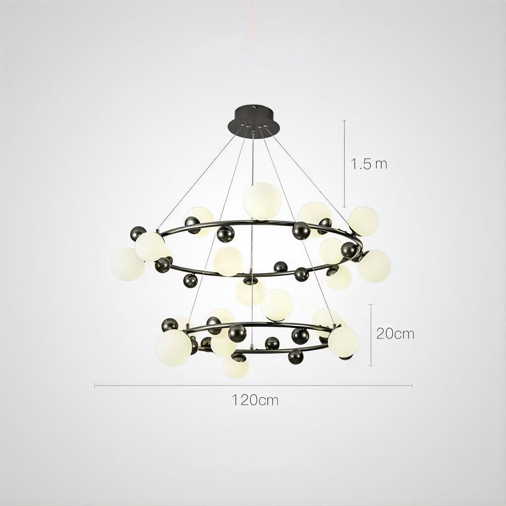 DONALD Ring Chandelier by Lampadom - ambient shot