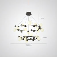 DONALD Ring Chandelier by Lampadom - ambient shot