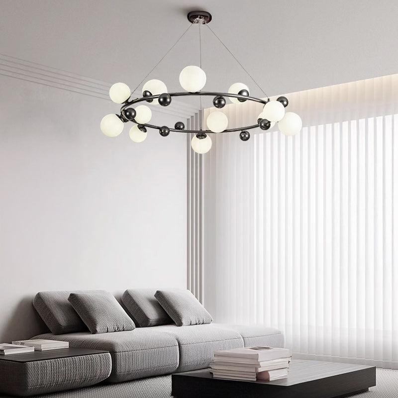 DONALD Ring Chandelier by Lampadom - detail view