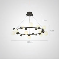 DONALD Ring Chandelier by Lampadom - detail view