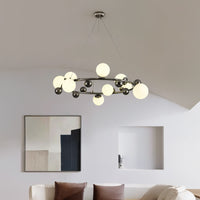 DONALD Ring Chandelier by Lampadom - close-up