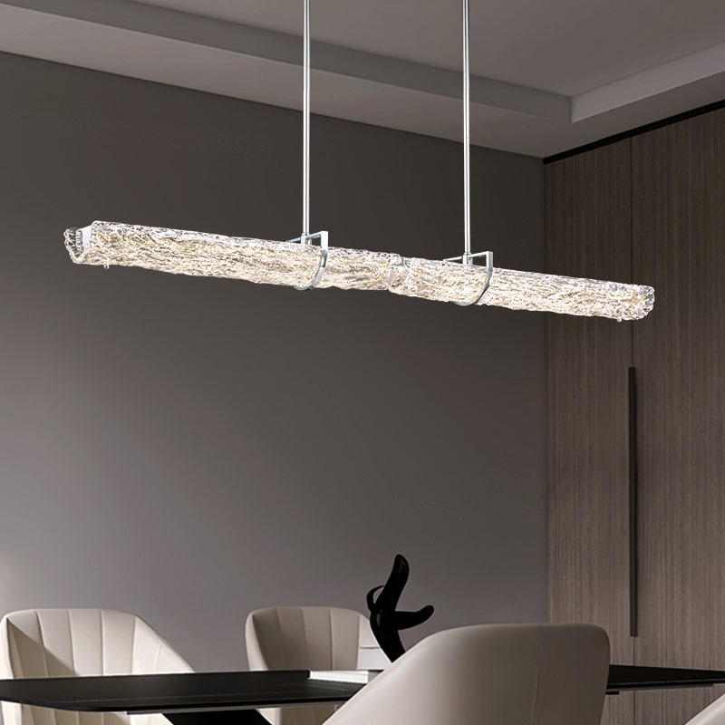 DONATUS Linear Chandelier by Lampadom - side view