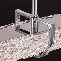 DONATUS Linear Chandelier by Lampadom - detail view