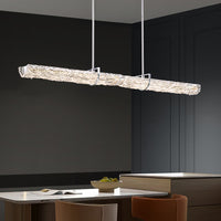 DONATUS Linear Chandelier by Lampadom - close-up