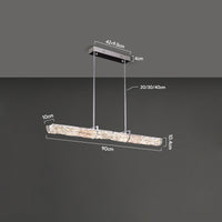 DONATUS Linear Chandelier by Lampadom - detail view