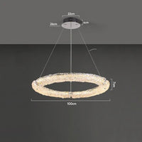 DONATUS Ring Chandelier by Lampadom - angle view