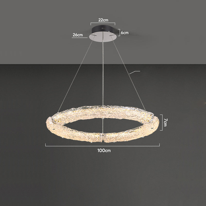 DONATUS Ring Chandelier by Lampadom - angle view
