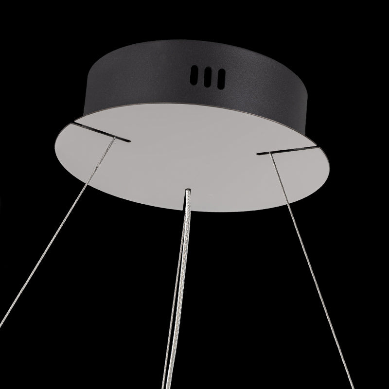 DONATUS Ring Chandelier by Lampadom - scale reference