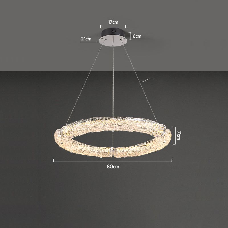DONATUS Ring Chandelier by Lampadom - top view