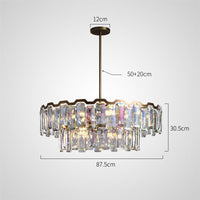 DORIS CH Chandelier Chandelier in Crystal by Lampadom - view 14