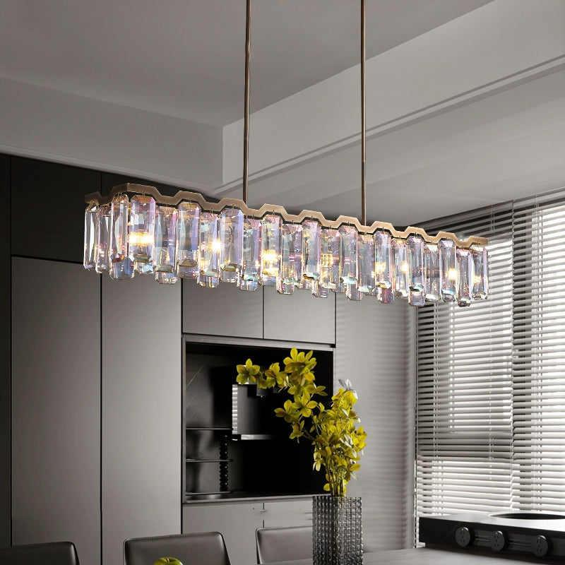 DORIS Linear Chandelier by Lampadom - detail view