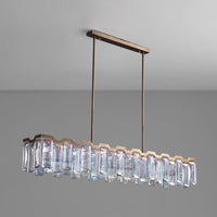 DORIS Linear Chandelier by Lampadom - scale reference