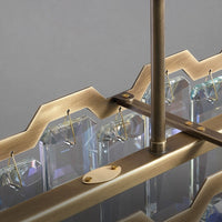 DORIS Linear Chandelier by Lampadom - ambient shot