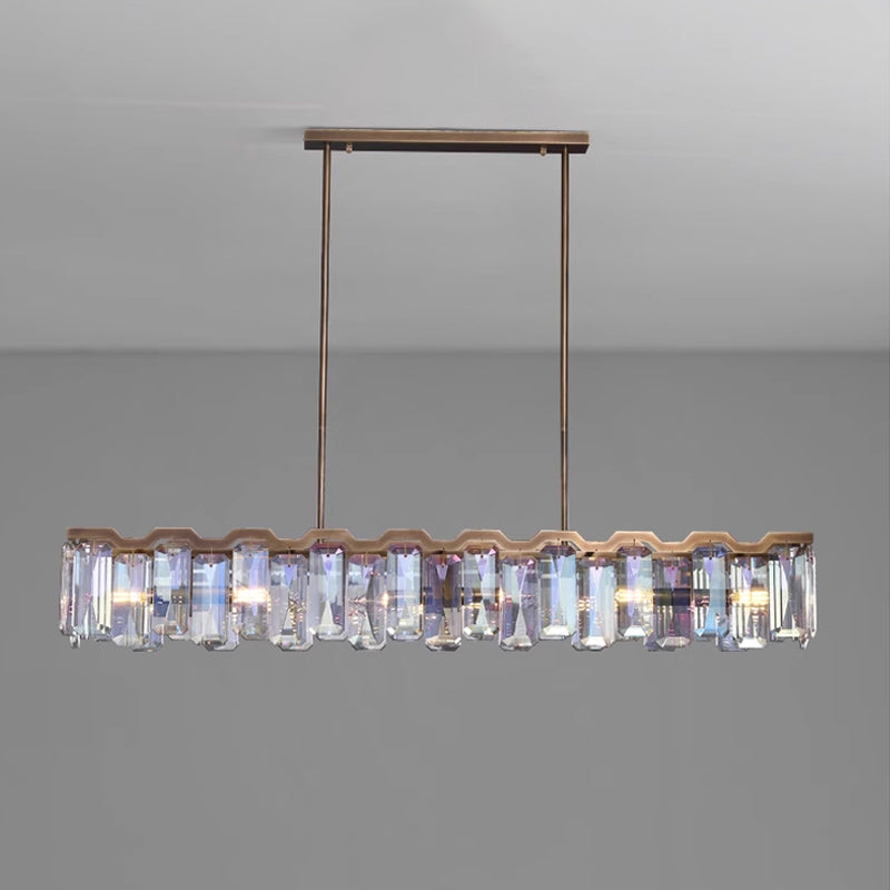 DORIS Linear Chandelier by Lampadom - top view