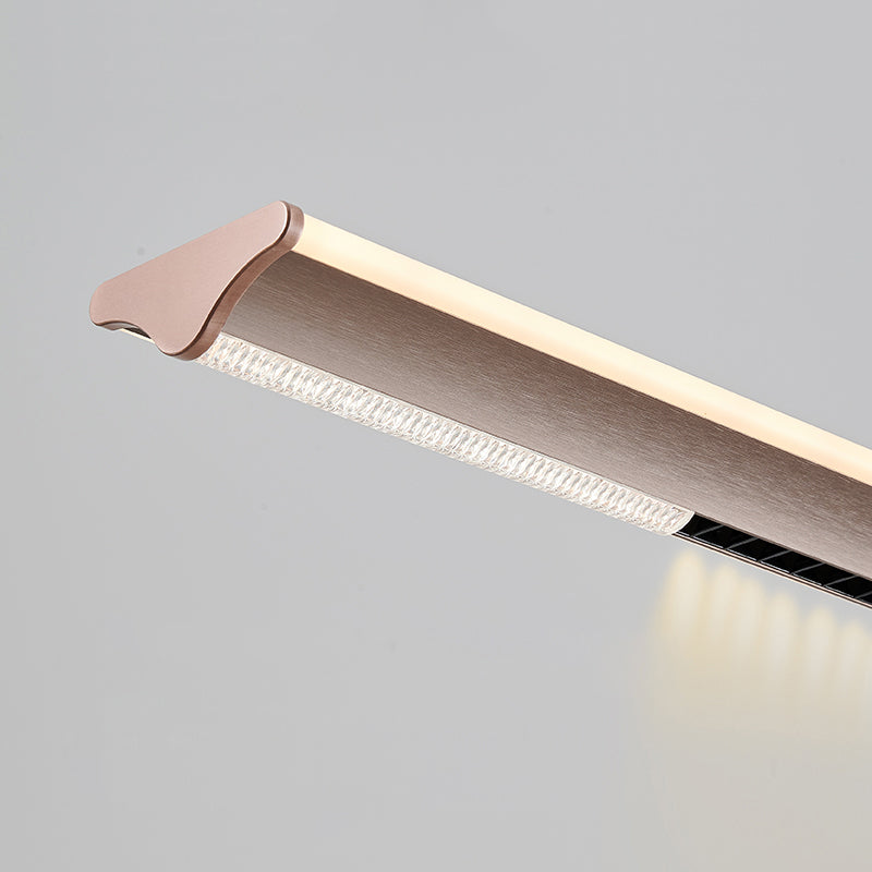 DOSSE A Linear Chandelier by Lampadom - angle view