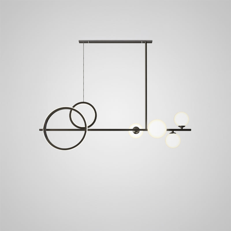 DOVER Linear Chandelier by Lampadom - scale reference