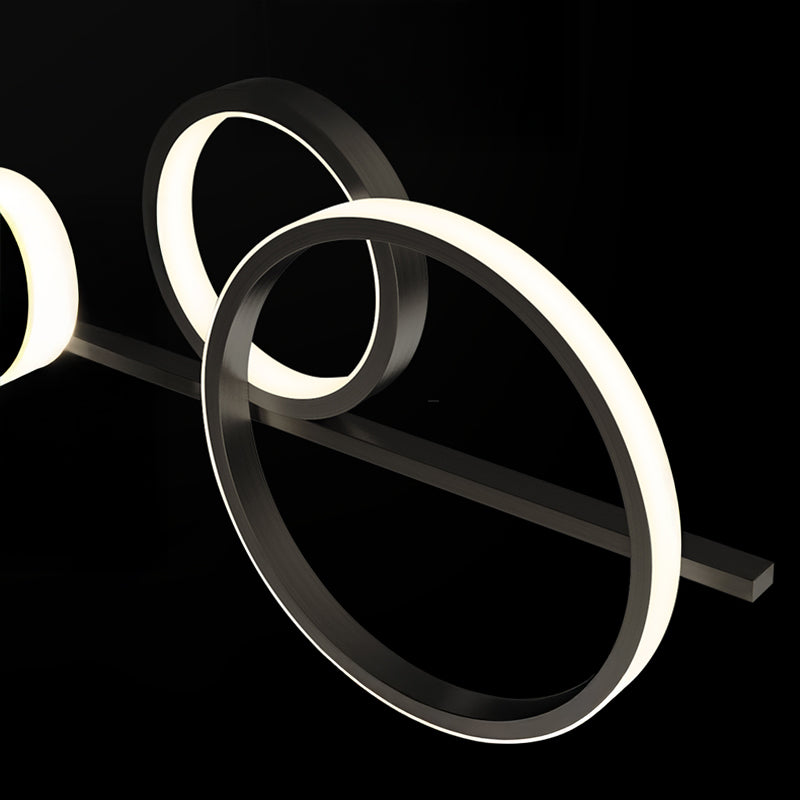 DOVER Linear Chandelier by Lampadom - top view