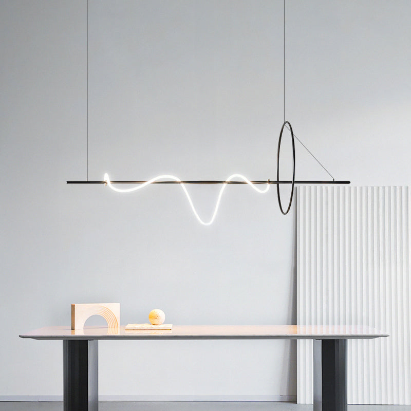 DRESDEN Linear Chandelier by Lampadom - side view