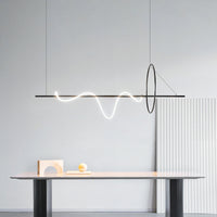 DRESDEN Linear Chandelier by Lampadom - side view
