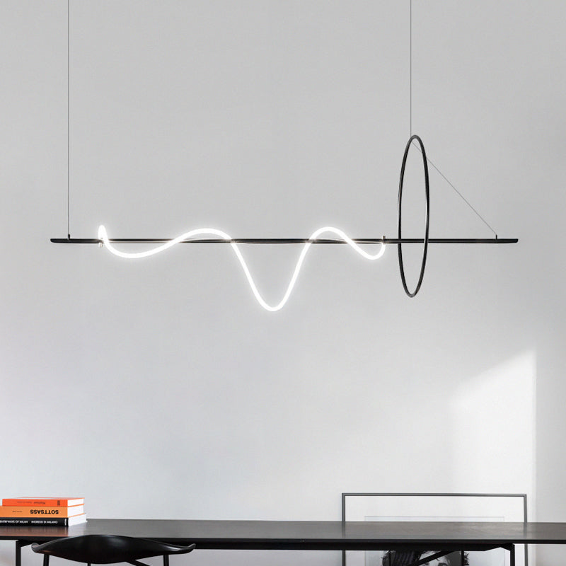 DRESDEN Linear Chandelier by Lampadom - scale reference