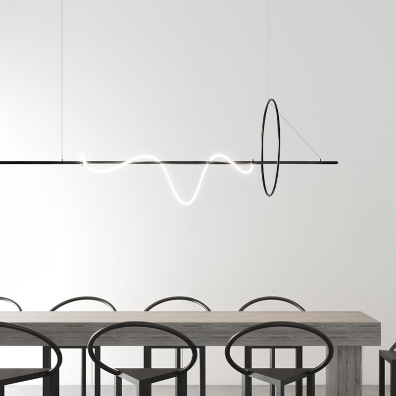 DRESDEN Linear Chandelier by Lampadom - close-up