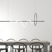 DRESDEN Linear Chandelier by Lampadom - close-up