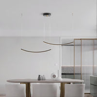 DRIVE Linear Chandelier by Lampadom - top view