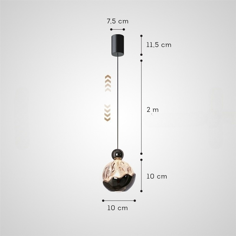 ECLA Pendant by Lampadom - close-up