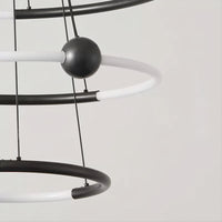 ECLIPTICA Ring Chandelier by Lampadom - close-up