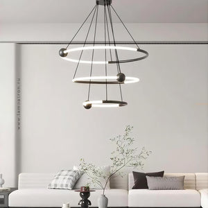 ECLIPTICA Ring Chandelier by Lampadom