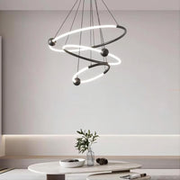 ECLIPTICA Ring Chandelier by Lampadom - scale reference