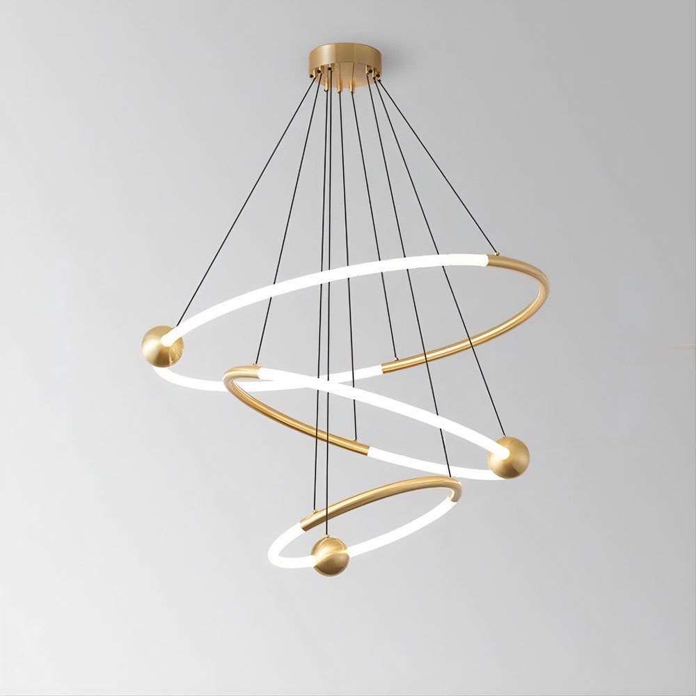 ECLIPTICA Ring Chandelier by Lampadom - scale reference