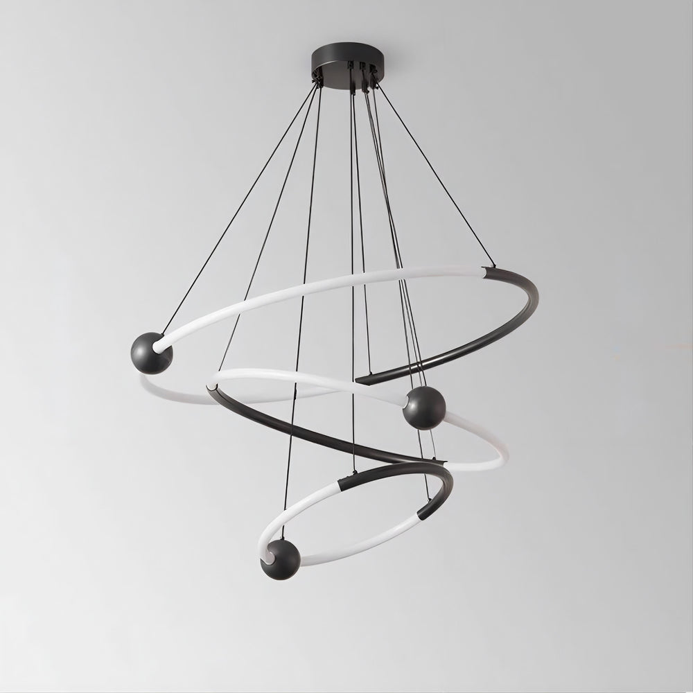 ECLIPTICA Ring Chandelier by Lampadom - top view