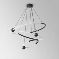 ECLIPTICA Ring Chandelier by Lampadom - top view