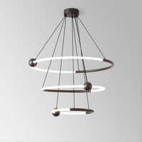 ECLIPTICA Ring Chandelier by Lampadom - side view
