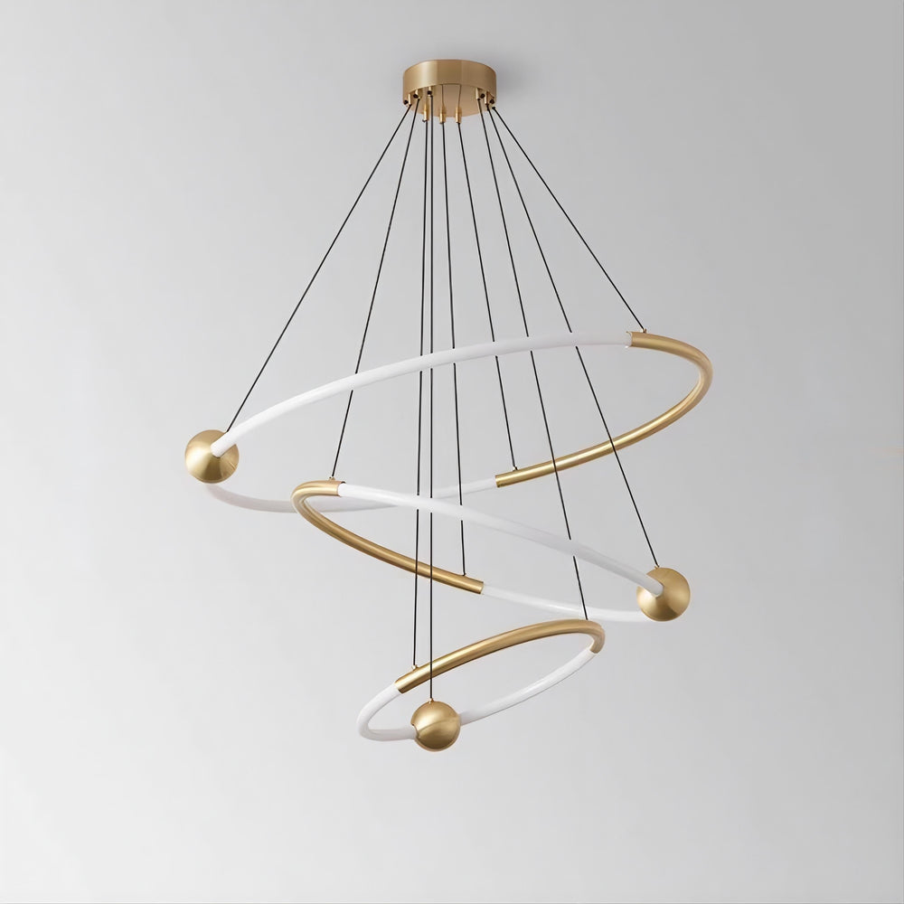 ECLIPTICA Ring Chandelier by Lampadom - ambient shot