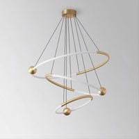 ECLIPTICA Ring Chandelier by Lampadom - ambient shot
