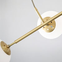 EDMUND Linear Chandelier by Lampadom - close-up