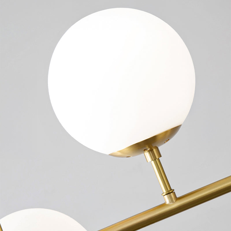 EDMUND Linear Chandelier by Lampadom - side view