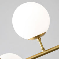 EDMUND Linear Chandelier by Lampadom - side view