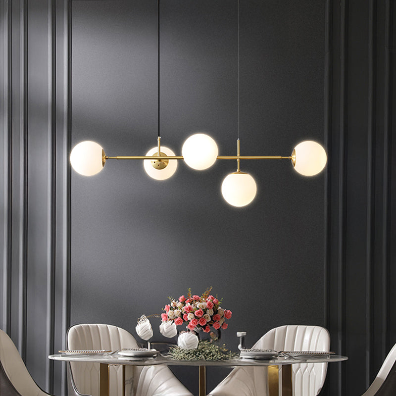 EDMUND Linear Chandelier by Lampadom - top view