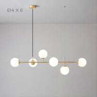 EDMUND Linear Chandelier by Lampadom - scale reference