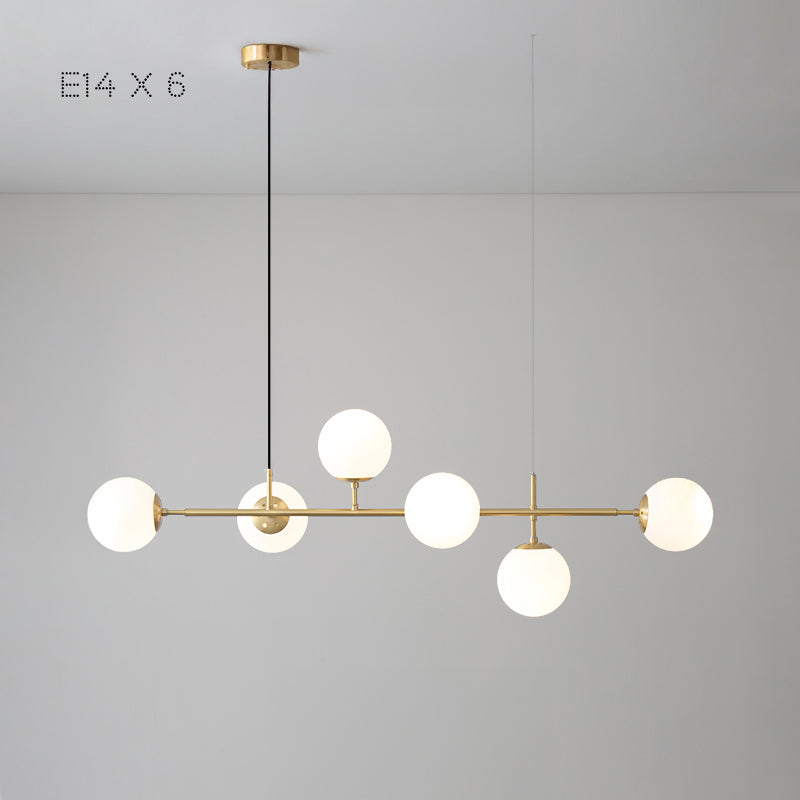 EDMUND Linear Chandelier by Lampadom - ambient shot