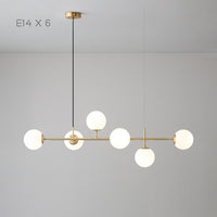 EDMUND Linear Chandelier by Lampadom - ambient shot