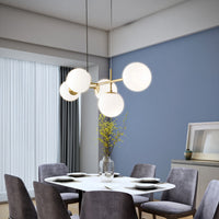EDMUND Linear Chandelier by Lampadom - detail view