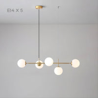 EDMUND Linear Chandelier by Lampadom - detail view